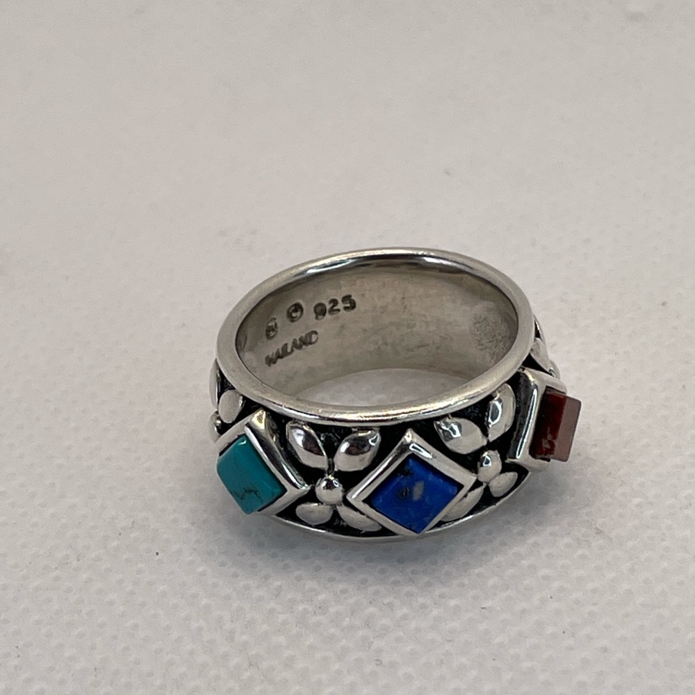 Multicolor Stone Ring - image 2